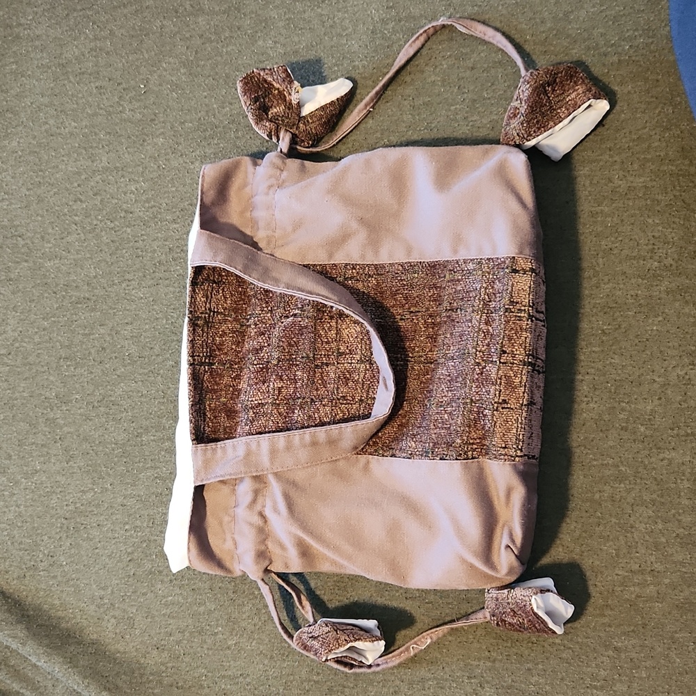 Cinched tie purse